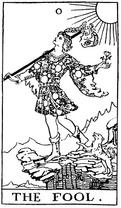 00 THE FOOL 愚者 ウェイト版タロット