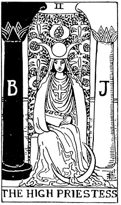 ウェイト版タロット 2.The High Priestess(女教皇)
