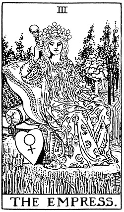 ウェイト版タロット 3.The Empress(女帝)