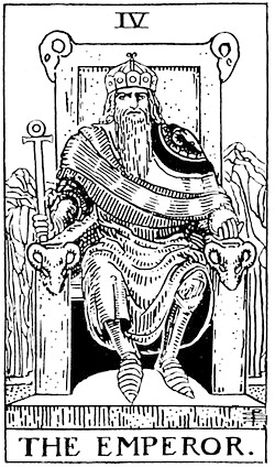 ウェイト版タロット 4.The Emperor(皇帝)