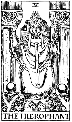 ウェイト版タロット 5.The Hierophant(教皇)