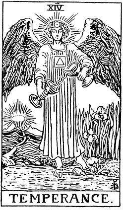 ウェイト版タロット 14.Temperance（節制）