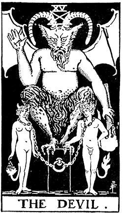 ウェイト版タロット 15.The Devil（悪魔）