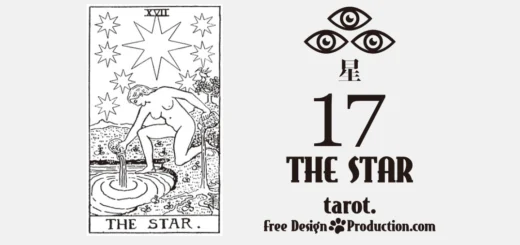17 THE STAR 星 ウェイト版タロット サムネイル