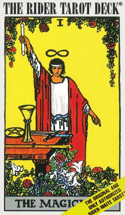 ウェイト版タロットデッキ（Rider-Waite Tarot）の正規品パッケージ